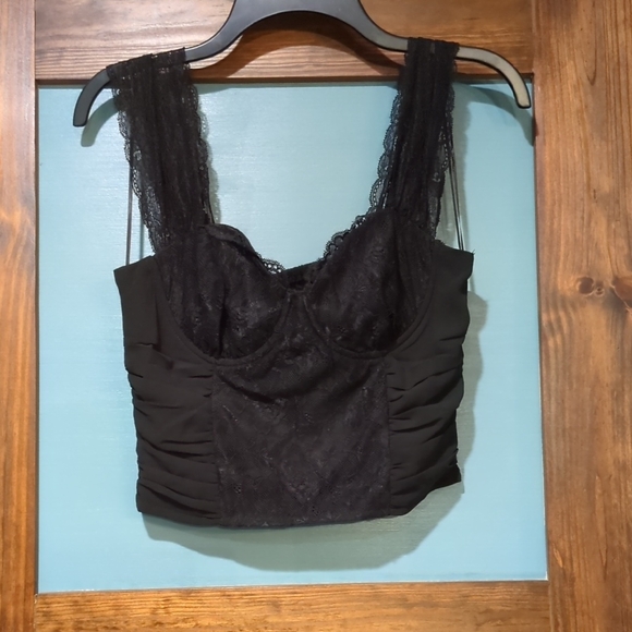All in Favor Tops - All in Favor Black Lace Camisole